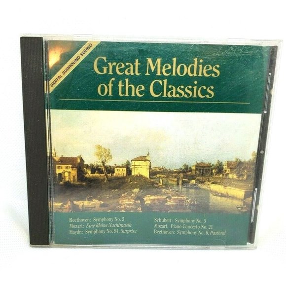 1994 Great Melodies of the Classics 10-songs Music CD Beethoven No Scratches - Picture 1 of 9